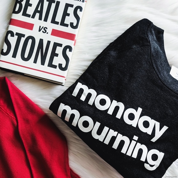 Wildfox Sweaters - 🆕Wildfox •Monday Mourning• Knit Sweatshirt